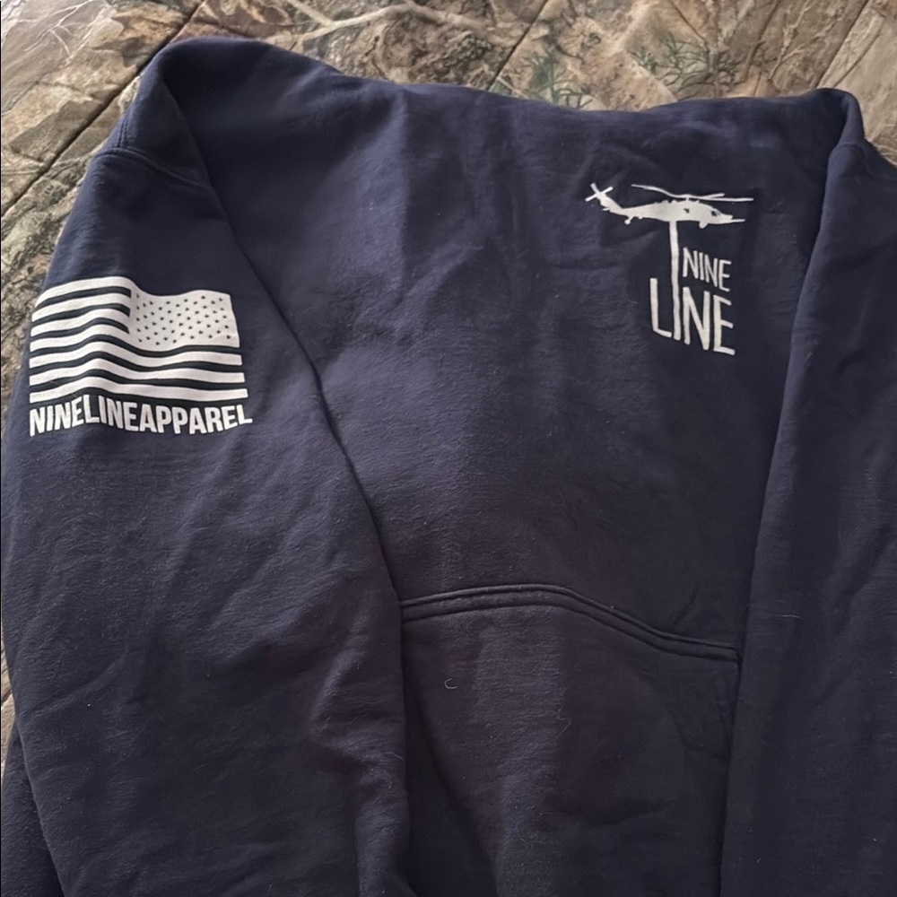 Nine Line Apparel Navy Hoodie